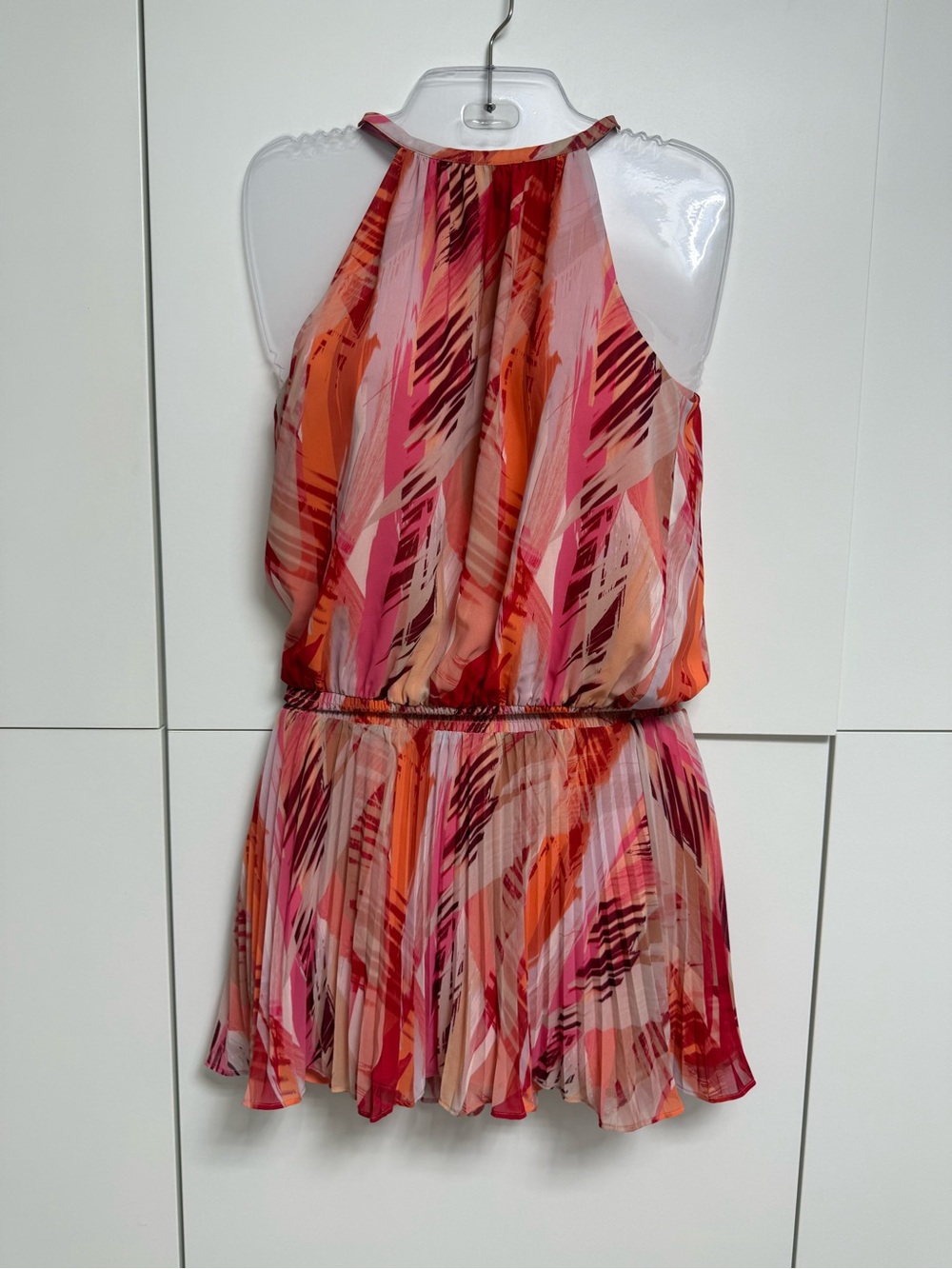Ramy Brook  size S Pink & Orange Printed Halter  dress
